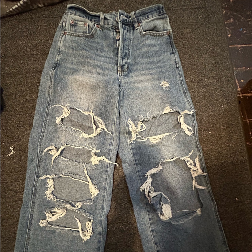 PacSun Light Blue Distressed Jeans